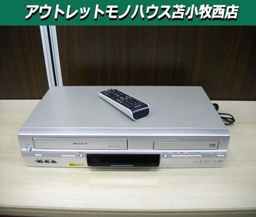 東芝 TOSHIBA SD-V700 DVDコンパチ VHS リモコン付き VTR一体型DVDビデオプレーヤー 2006年製 苫小牧西店