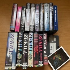 ビジュアル系VHS 中古品・・X 、ジキル、LUNA SEA、バ...