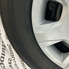 新車外し ハイエース 5型 ダークプライムⅡ 純正タイヤ ホイール
