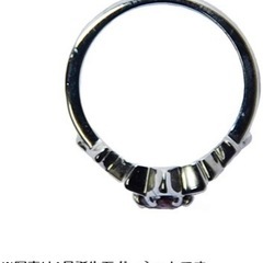 ブルレ　誕生石入りピンキーリング　3号