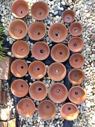 素焼き　陶器鉢　植木鉢　23鉢