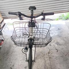 自転車中古　クロスバイク　OFFICE PRESS　外装7段変速　オートライト　カゴ鍵付き　フレームサイズ440　タイヤ700×32C