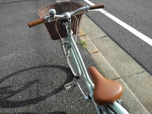 中古自転車3226 ブリヂストン 前後タイヤ新品！ CU40P 24インチ