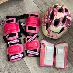 ヘルメットとひざ、ひじパット