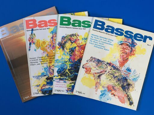 別冊釣り人 Basser No.4~7 1987年～1988年
