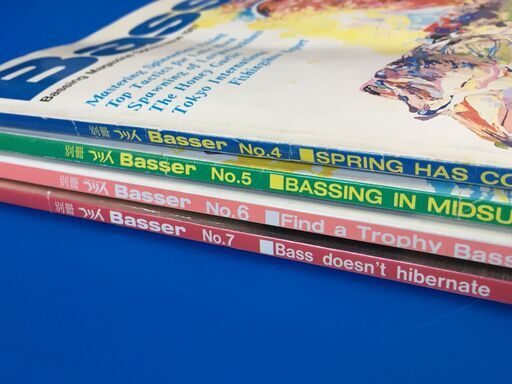 別冊釣り人 Basser No.4~7 1987年～1988年