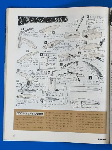 別冊釣り人 Basser No.4~7 1987年～1988年 - 雑誌 