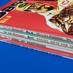 別冊釣り人 Basser No.9,11,14,15 1988年～1989年