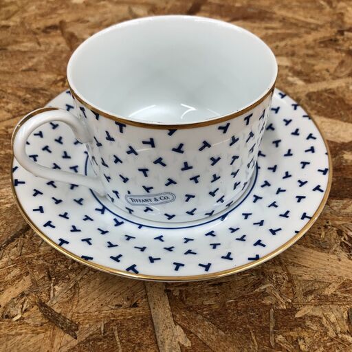 Wa545 TIFFANY ダンシングT カップ＆ソーサー（5客）＋ココット（1）