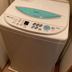 洗濯機　使用可能　引っ越しのため　6kg　三洋電機　ASW-B6...