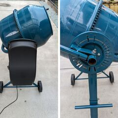 【終了】電動コンクリートミキサー 標準練上量：約50リットル