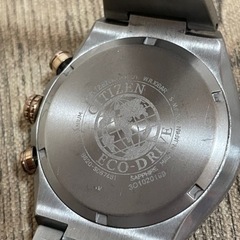 [美品/稼働品]シチズン CITIZEN ECO-DRIVE B620/チタン/クロノグラフ/サファイアガラス/腕時計 美品/稼働品]シチズン CITIZEN ECO-DRIVE B620/チタン/クロノグラフ