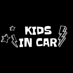 kids in carステッカー⚡️