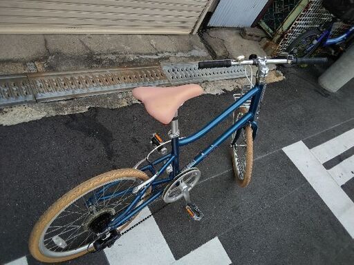 anna[アンナ]20吋 ミニベロ(小径車) アルミ/7speed/ネイビー (自転車  