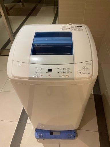 Haier 5kg洗濯機　JW-K50K  2016年製