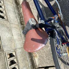 アルミフレーム自転車(ロック、ポンプ付き)_