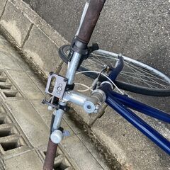 アルミフレーム自転車(ロック、ポンプ付き)_