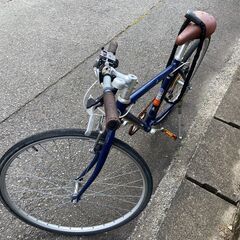 アルミフレーム自転車(ロック、ポンプ付き)_