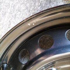 キャラバン　4本セット　NV350 2023 新車外し　鉄ホイル　ホイルキャップ付き