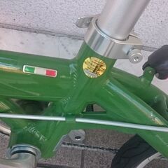 値下げ 現金決済のみ★★★ほぼ新車‼ 超軽量【フィアット ミニベロ・ １４インチ アルミフレーム折り畳み自転車・ダホン】★★★