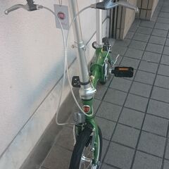 値下げ 現金決済のみ★★★ほぼ新車‼ 超軽量【フィアット ミニベロ・ １４インチ アルミフレーム折り畳み自転車・ダホン】★★★