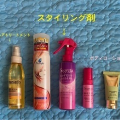 ヘアケア、ボディローション　各種・５本