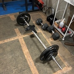 デッドリフト 65kgセット バーベルプレート ダンベルプレート ベンチプレス