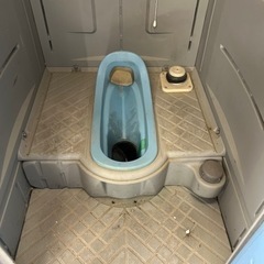 ポンプ式仮設トイレ　交渉可！