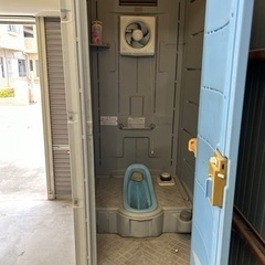 ポンプ式仮設トイレ　交渉可！