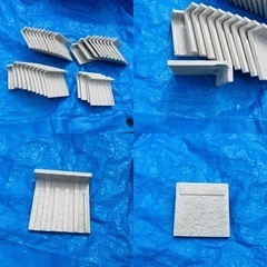 INAX タイルセット 正方形タイル600枚&角垂れ付きタイル34枚 店舗手渡し