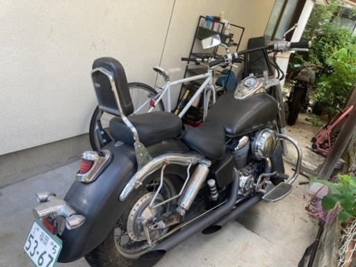 HONDAシャドウ400NC34純正スタッズ付き黒バイクフロントフェンダー ホンダ シャドウ400NC34 HONDAシャドウ400NC34純正スタッズ付き黒