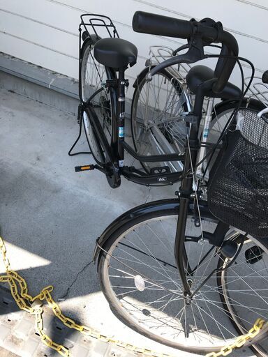 ★ジモティ割あり★  自転車 27 黒 クリーニング済み KJ2347