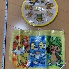 【ネット決済・配送可】ポケモン 非売品 子供用品 うちわ バッグ...