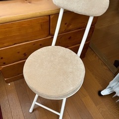 【決定】ベージュ　かわいい椅子