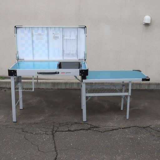 中古　コールマン アウトフィッター　キャンプキッチン　2142B700　テーブル　キッチンテーブル