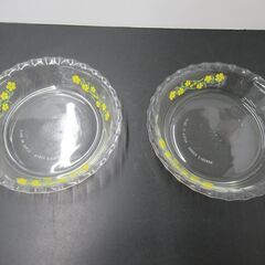 ㉗【ガラス製】平鉢皿（2枚）