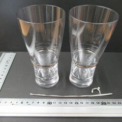 ㉙【ガラス製】タンブラーグラス（2個）･マドラー（1本）