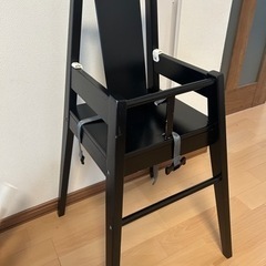 IKEA イケア ベビーチェア/ハイチェア 木製 BLAMES 黒