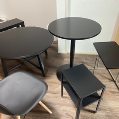 IKEA テーブル いす サイドテーブル