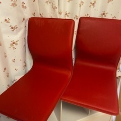 座椅子　赤　