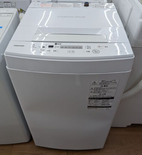 TOSHIBA 4.5kg洗濯機 AW-45M7 2020年製　ag-ad262