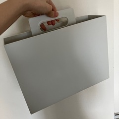 【取引中】無印良品 ポリプロピレン持ち手付きファイルボックス