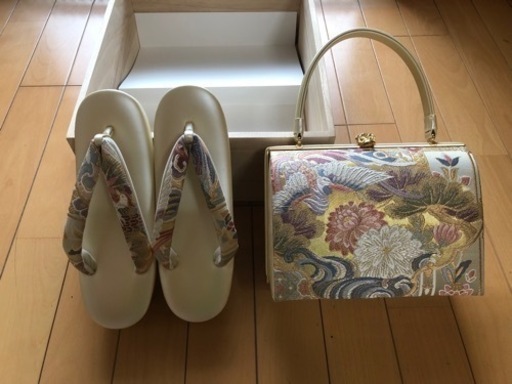 紗織謹製　草履バッグセット　ほぼ未使用品