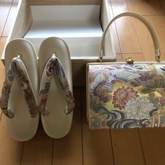 紗織謹製　草履バッグセット🌸　ほぼ未使用品