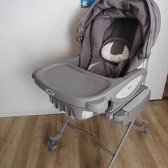 【美品】電動ハイローチェア＆抱っこ紐＆ベビーモニター（おまけ付） 美品】電動ハイローチェア＆抱っこ紐＆ベビーモニター（おまけ付）