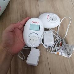 美品】電動ハイローチェア＆抱っこ紐＆ベビーモニター（おまけ付）