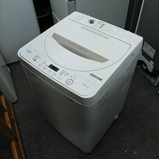 北41★　SHARP　2020年製　4.5キロ全自動洗濯機　動作良好♪