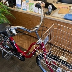 【チェーン新品！マルイシ】LEDオートライト　6段変速　26インチ自転車　レッド　名古屋プレミアム商品券×金鯱マネー参加店舗 チェーン新品！マルイシ】LEDオートライト 6段変速 26インチ自転車