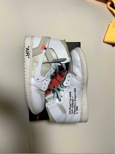 スニーカー off white jordan1 EU 27.0