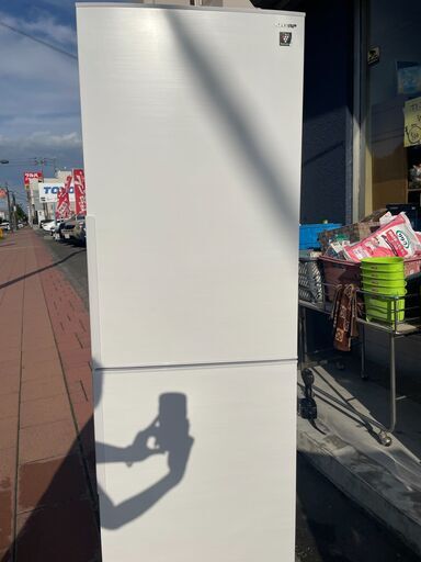 ★北41 条  SHARP ノンフロン冷蔵庫 配送料込み！ 2018年製 310L 札幌 リサイクルショップ ホームプラスリサイクル
